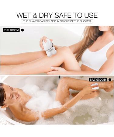 5D Electric Razors for Women - Waterproof Lady Shaver for Painless Hair Removal on Legs, Bikini, Arms - Gentle on Sensitive Skin - Bald Head Shaver for Men - Buy Online on GoSupps.com