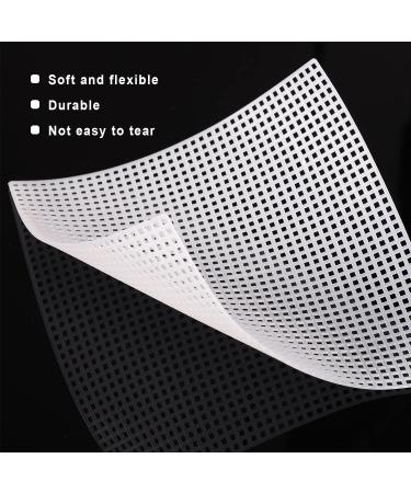 7CT Clear Plastic Canvas - 20 Sheets | Mesh Sheets for Embroidery & Cross Stitch | DIY Crafts Projects (5.4x5.4inch) - Buy Online on GoSupps.com