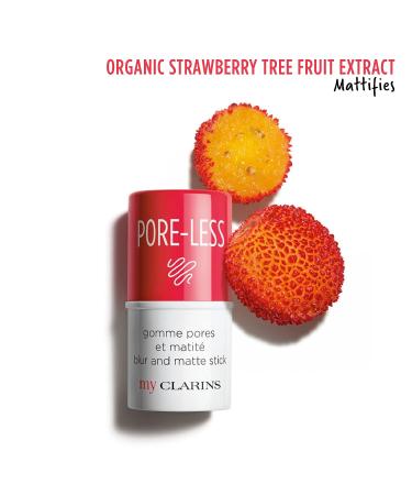 Clarins PORE-LESS Blur & Matte Stick | Oil-Absorbing | Vegan & Paraben-Free | 0.1 Oz - Buy Online on GoSupps.com