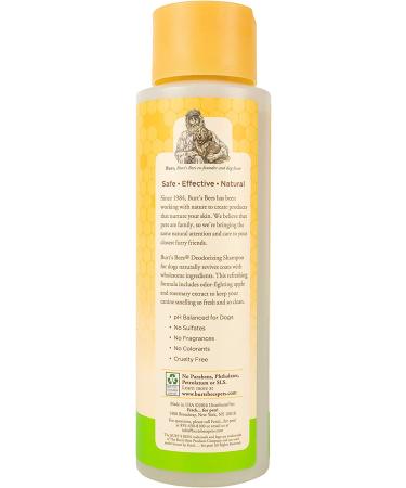 Burt's Bees Dog Shampoo - Deodorizing Apple & Rosemary 16 fl oz | Natural Pet Care - Buy Online on GoSupps.com