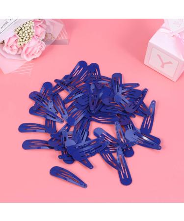 Lurrose Blue Hair Clips Set - 12 Hair Bows & 50 Metal Hair Clips | Classic Hair Accessories for Girls - International Shipping - Buy Online on GoSupps.com