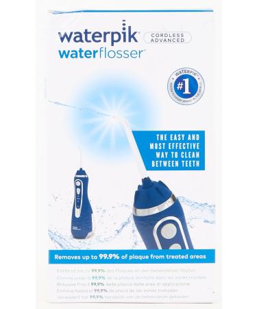 Waterpik Cordless Advanced Water Flosser - Wireless Oral Shower with 4 Attachments Adjustable Pressure Settings Induction Charging - WP-563EU - Buy Online on GoSupps.com