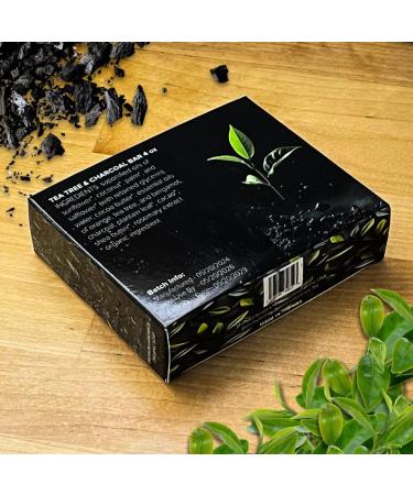 Premium Organic Soaps - Charcoal & Tea Tree | GMO-Free Made in the USA - Buy Internationally - Buy Online on GoSupps.com