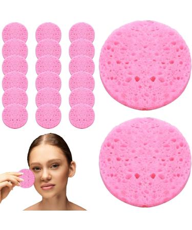 Uozonit Facial Wash Sponges Facial Sponges for Cleaning Face Pads Made of Wood Pulp Cotton Sponge Cosmetic Spa Sponges Cellulose Face Sponges for Washing and Removing Makeup - Buy Online on GoSupps.com