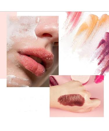 Natural Vegan Lip Cream & Scrub - Gentle Exfoliating Lip Care Peeling Moisturizer | Cruelty-Free Treatment - Buy Online on GoSupps.com