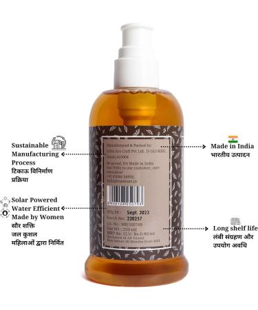 Rustic Art Orange Neem Organic Hand Wash | Natural Vegan | Non-Drying Hydrating | 245ml - Buy Online on GoSupps.com