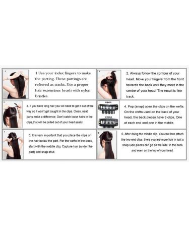 Perfeclan Set of 10 Brown 32mm Weft Clips for Hair Extensions - Durable Wig Clips for Easy Styling - Buy Online on GoSupps.com