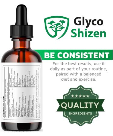 Glyco Shizen Drops - GlycoShizen Drops Advanced Support Premium Formula Glycoshizen Supplement Liquid Extract Overall Health & Daily Wellness GlycoShizin Drop 1 Bottle for 1 Month - Buy Online on GoSupps.com