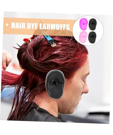 GLEAVI 12 Pcs Hair Dye Earmuffs | Black Ear Cuff | Silica Gel | Baking Oil Shawl | Pack of 7.5x5cmx3pcs | Assorted Colorsx3pcs - Buy Online on GoSupps.com