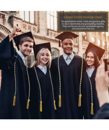 12-Piece Blue & Gold Graduation Honor Cord Set for Student Grad Days - Buy Online on GoSupps.com