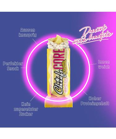 Chiefs CORE Bar (Vanilla Cheesecake) 13g protein High protein bar (150kcal) Low sugar & palm oil free Delicious protein bars (12 x 40g) - Buy Online on GoSupps.com