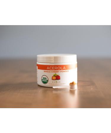 KOYAH Organic Acerola Cherry Powder - 220 Servings (200% Vitamin C) | Freeze-dried Whole-Cherry Powder - Buy Online on GoSupps.com