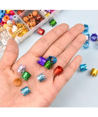 NATUCE Dreadlocks Accessories - Aluminum Hair Coils Pearl Clips Wooden Beads & Rings for Braids | International Shipping Available - Buy Online on GoSupps.com