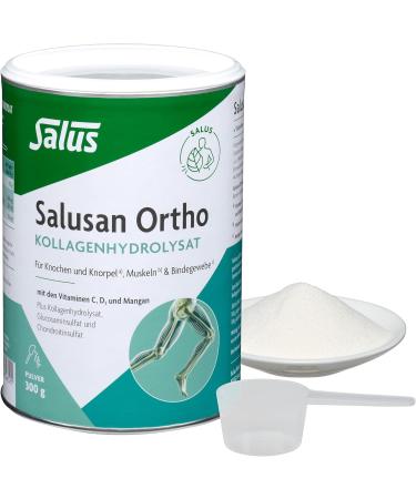 Salus - Poudre d'hydrolysat de collag ne Salusan Ortho - 1 bo te de 300 g - Avec vitamines C D et mangan se - Bien soluble et neutre au go t - Buy Online on GoSupps.com