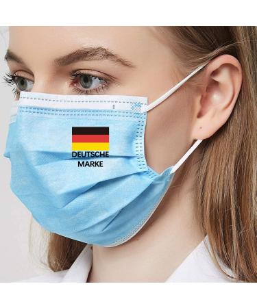German brand masks face masks disposable masks surgical masks according to EN 14683 IIR (50 pieces) - Buy Online on GoSupps.com