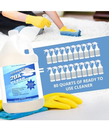 All Purpose Cleaner Concentrate - Advanage 20X Wonder Cleaner for All Surfaces | Oil & Grease Remover | Multipurpose Household Cleaning - 128 Oz - Buy Online on GoSupps.com
