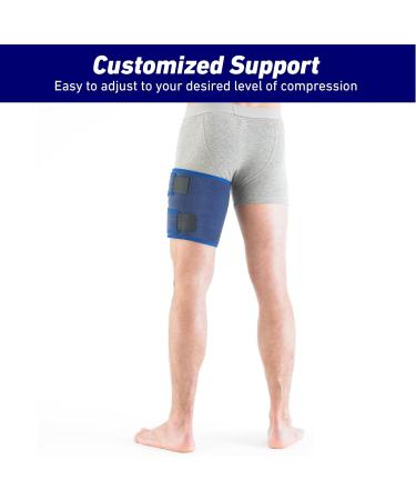 Neo-G Thigh Support: Compression Sleeve for Hamstring and Quadriceps Muscles - Sprains, Strains, and Sports Injuries - Adjustable Medical Device - Buy Online on GoSupps.com
