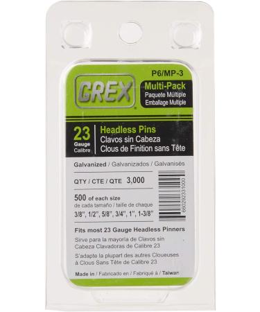 Buy GREX P6/MP-3 23 Gauge Headless Pins - 3 000 Pack | Grex Power Tools - International Shipping Available - Buy Online on GoSupps.com
