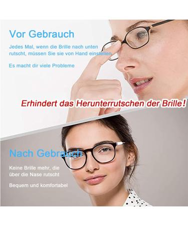 25 Pairs of Soft Self-Adhesive Non-Slip Silicone Glasses Pads - Ideal for Sunglasses & Presbyopic Glasses - Buy Online on GoSupps.com