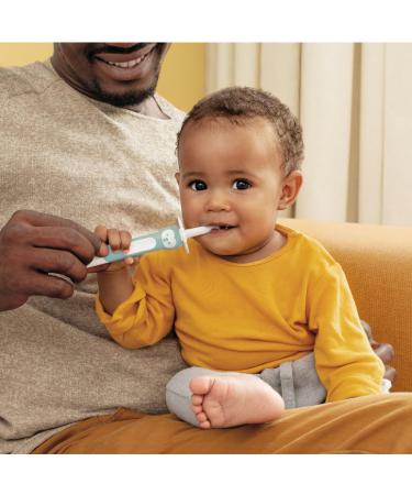 Mam Training Brush - Children's Toothbrush with Long Handle 5 Months+ Green - 1 Pack | International Shipping Available - Buy Online on GoSupps.com