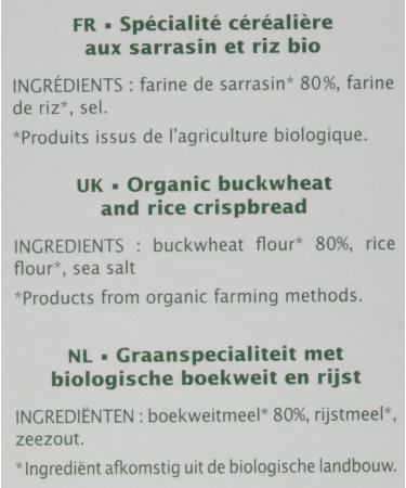 Jardin BiO tic - Buckwheat Crunchy Toasts Gluten Free 150g - Buy Online on GoSupps.com