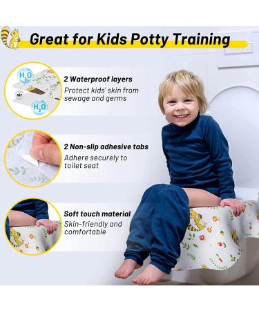 Toilet-Seat-Covers-Disposable - 21 Pack - Extra Large - Waterproof - Individually Wrapped Disposable Toilet Seat Covers for Adults Toddlers Kids Potty Training  Travel Accessories for Public Restrooms - Buy Online on GoSupps.com