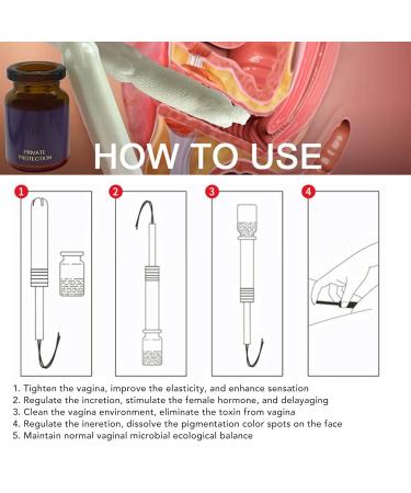 Jauarta 5ml Vaginal Tightening Serum - Moisturizing Endocrine Gel with 10 Cotton Tubes | International Shipping Available - Buy Online on GoSupps.com