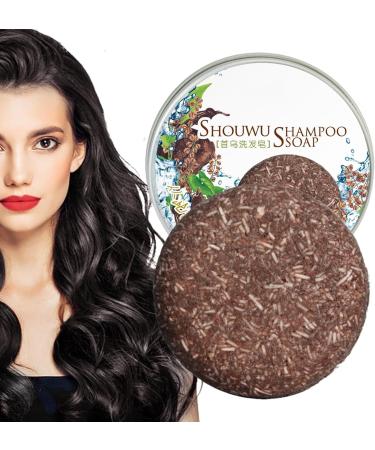  G n rique Natural Gray Hair Removal Soap - Multiflorum Rosemary Polygonum Shampoo Bar | 1.94 oz Organic Hair Color Restoring Solid Bar Nourishing A Hair Care Aid - Buy Online on GoSupps.com