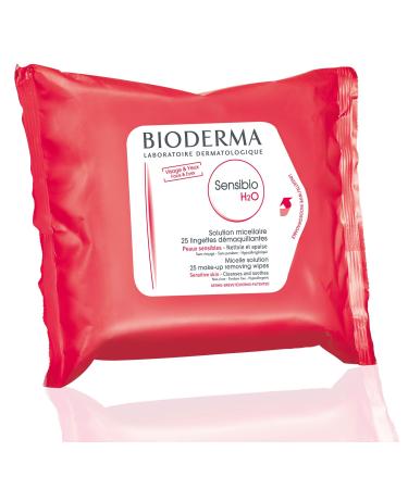 Bioderma Sensibio Micelle Solution Make-Up Removing Wipes 25 Wipes