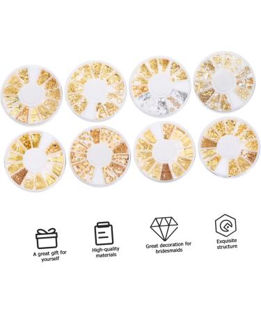 8 Boxes Alloy Nail Decoration Glitter Nail Wraps Nail Art Supplies Metal Decor Nail Art Sequins Nail Star Studs Moon Nail Studs Moon Decorations Nail Stickers Plastic Manicure Disc - Buy Online on GoSupps.com