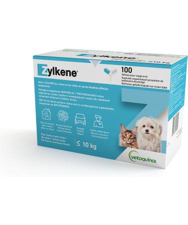 Zylkene Vetoquinol Capsules 75 mg - 60s Pack | Support for Dogs in Unusual Situations | Buy Online - International Shipping Available - Buy Online on GoSupps.com