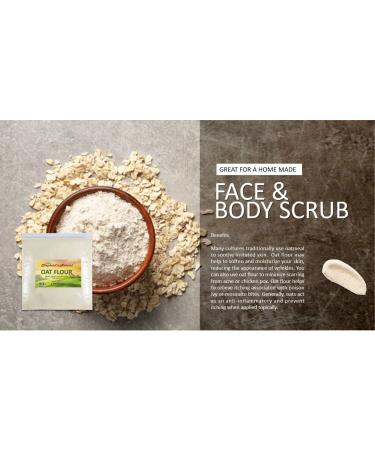HATF's Shepherd's Natural Oat Flour - 100% All Natural - 5 lb. / 80 oz. Bag - Buy Online on GoSupps.com