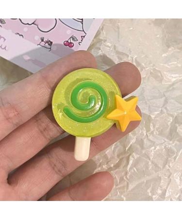 Fashion Sweet Cute Lollipop Star Hairpins Y2k Dopamine Hair Clip Simple Hair Barrettes Fashion Hair Accessory Gifts Hair Side Clip For Women Decorative - Buy Online on GoSupps.com