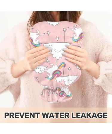 Hot Water Bottle with Cloud Cover - 2L Unicorn Relief | Pain Relief & Compress - Buy Online on GoSupps.com