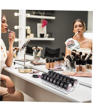 Mipcase 2pcs 16 Grid Storage Box Clear Makeup Organizer Powder Storage Holder Desk Jewelry 21.7x11.8x2.5cmx2pcs As Shownx2pcs - Buy Online on GoSupps.com