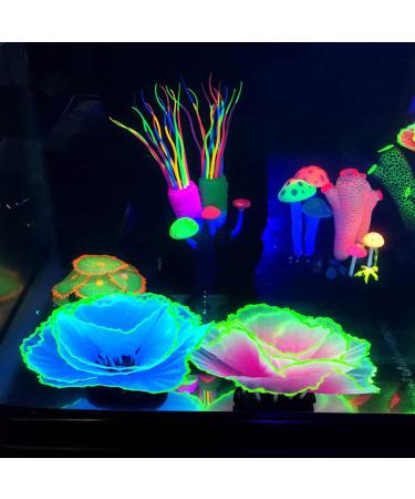Buy Besimple Purple Aquarium Coral Ornament - Luminous Resin Decoration for Fish Tank Landscape - Buy Online on GoSupps.com