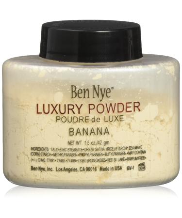 Ben Nye Luxury Powder Face Makeup  Banana  1.5 oz. Yellow 1.5 Ounce (Pack of 1)