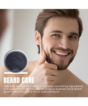 Beard Cream - Non-Greasy Mustache Balm - Non-Greasy Moisturizing Cream for Daily Care Lightweight Texture Ideal for Travel - Buy Online on GoSupps.com