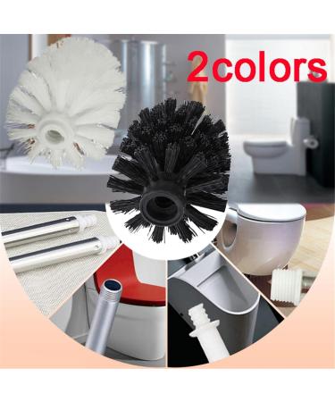 Toilet Bowl Brush Head Toilet Bowl Brush Head Easy Screw-On Design for Master Guest Room Children Room Bathroom Black - Buy Online on GoSupps.com