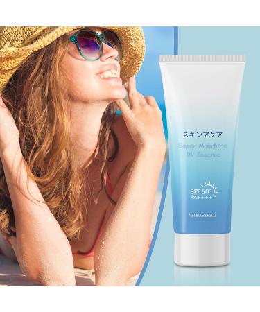 Facial Sunscreen - UV Blocking Facial Moisturizer - 4-in-1 Refreshing Sunscreen for All Skin Types Ideal for Travel & Sports 80g - Buy Online on GoSupps.com