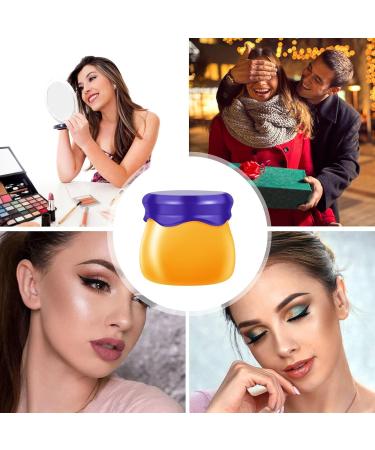 Honey Lip Mask Lip Care Mask Lip Balm 9g Pot Design Lip Masque for Lips Lip Balm Moisturizing Includes Lip Brush Softens Lip Lines 02 - Buy Online on GoSupps.com
