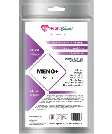 Meno+ Patch | 30 Days Supply | Perimenopause & Menopause Supplement for Women
