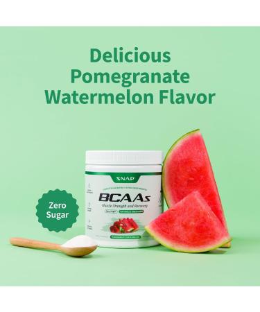 Snap Supplements Nitric Oxide Booster + BCAA Complete EAA Matrix Powder Bundle 90 Vegetarian Capsules + 30 Servings Pomegranate Watermelon - Buy Online on GoSupps.com