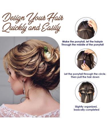 WedDecor 2 Piece Black Topsy Braid Hair Extension Ponytail Tools for Women & Girls - Pink - Buy Online on GoSupps.com