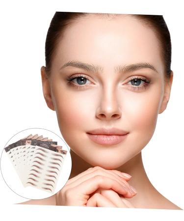 WOONEKY 8pcs Imitation Eco Eyebrow Sticker Transfer Eyebrow 6d Hair-like Eyebrows Fake Transfer Stickers - Buy Online on GoSupps.com