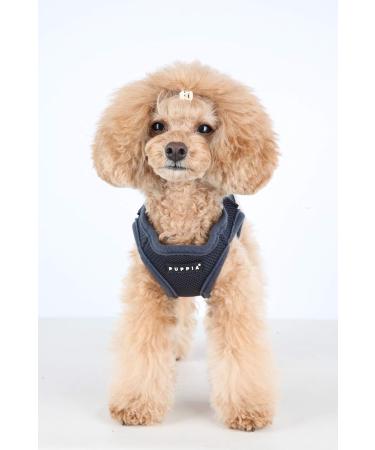 Puppia Dog Harness for Small & Medium Dogs - Soft Vest Multiple Colors Puppy Dish & Anti-Tanning Tableware - Size XS Gray - Buy Online on GoSupps.com