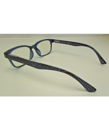 Foster Grant Parissa Women's Premium Blue Reading Glasses (1.50) - Stylish & Comfortable | International Shipping Available - Buy Online on GoSupps.com