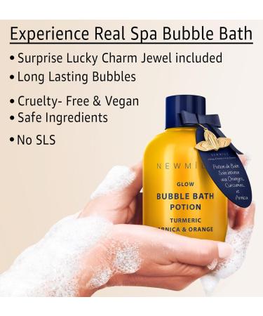 Nutritious Bubble Bath - Turmeric Orange Arnica Essential Oil - Skin Healing & Relaxing Spa Gift - Buy Online on GoSupps.com