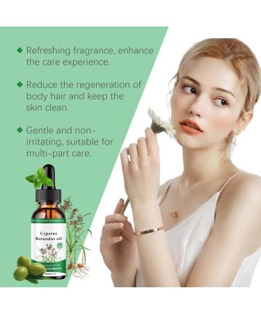  LinBomZony Wild Cyperus Rotundus Hair Growth Reducing Oil Natural Hair Removal Oil for Women and Men 2 fl oz with Dropper Smooth and Soothing Skin Care Suitable for (2) - Buy Online on GoSupps.com
