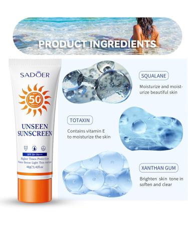 Face Sunscreen SPF 50 Face Sunscreens Suncream Factor 50 Face Face SPF 50 Ultra-Light Texture for Acne-Prone Skin Non Greasy Waterproof Broad Spectrum UVA/UVB Protection Sun Creen - Buy Online on GoSupps.com